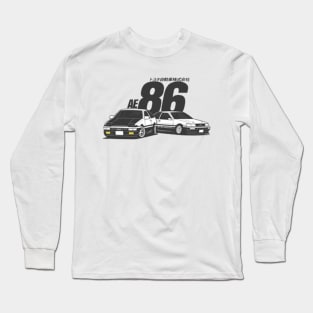 toyota trueno ae86 levin sticker Long Sleeve T-Shirt